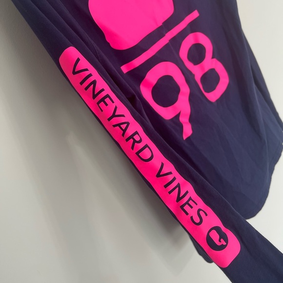 Vineyard Vines Navy Long Sleeve Shirt - Picture 4 of 7